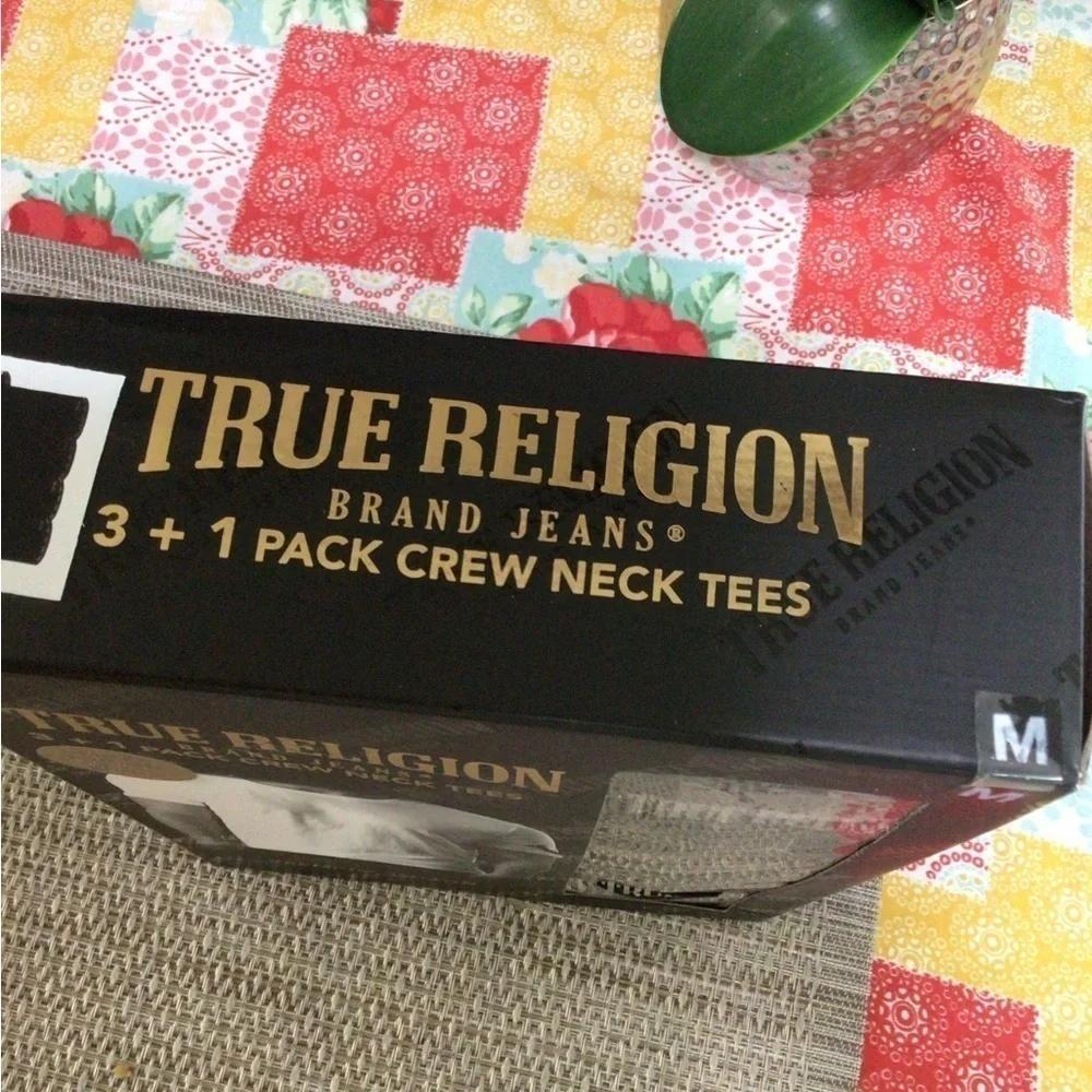 True Religion Men’s White Tees